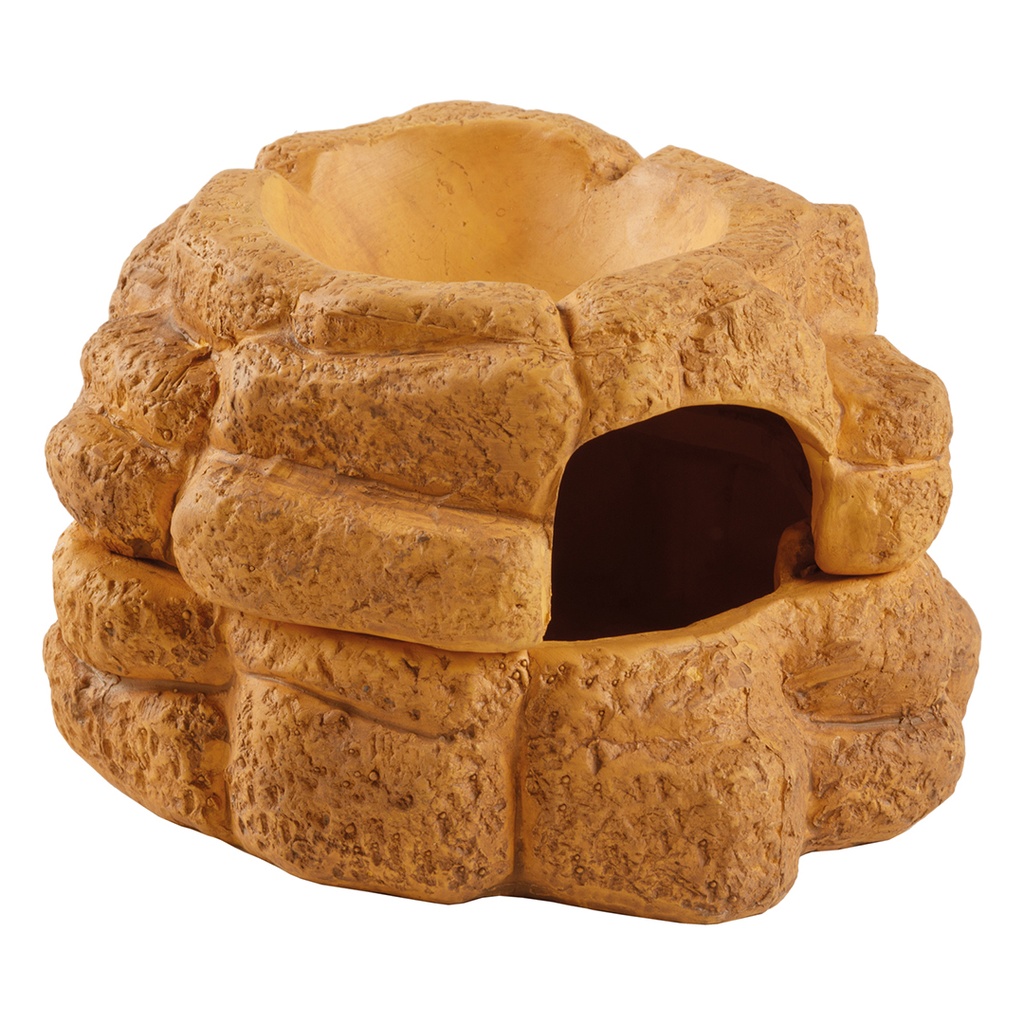 EX Big rock M - 15x18x11cm bruin