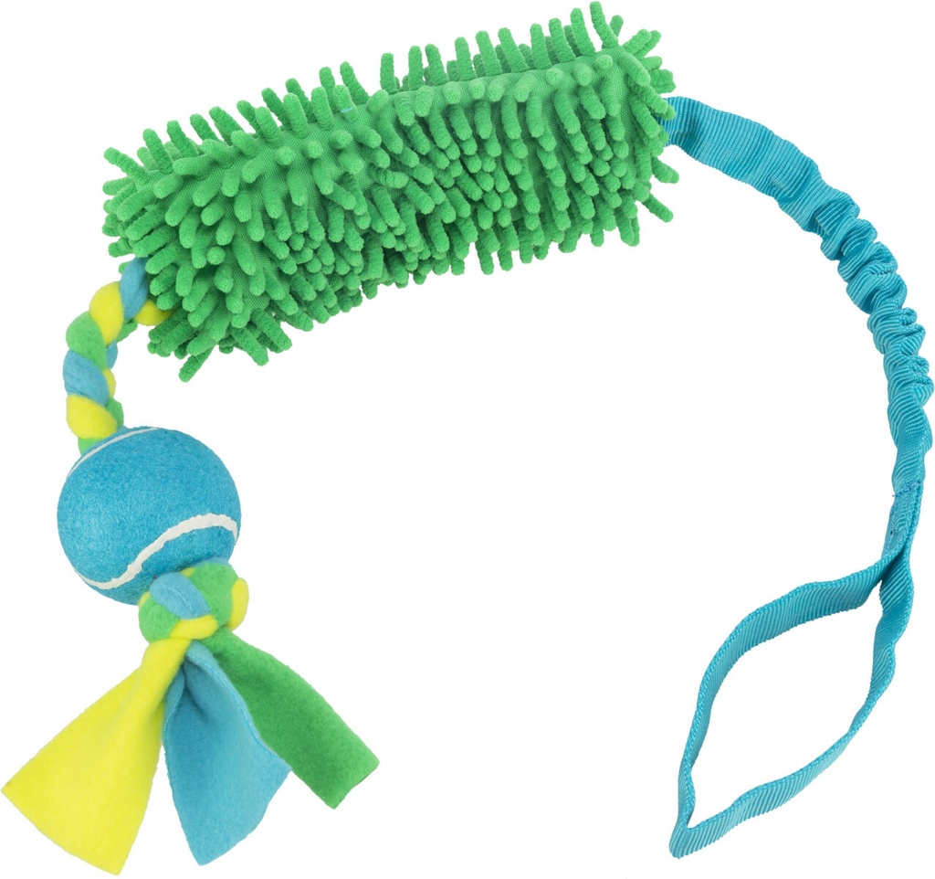 # Bungee Tugger met tennisbal, polyester, 85 cm