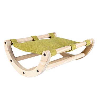 Houten schommelbed 25x20,5x10CM Meerkleurig