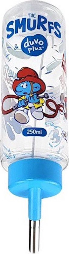 Drinkfles brandweer smurfen 250ml