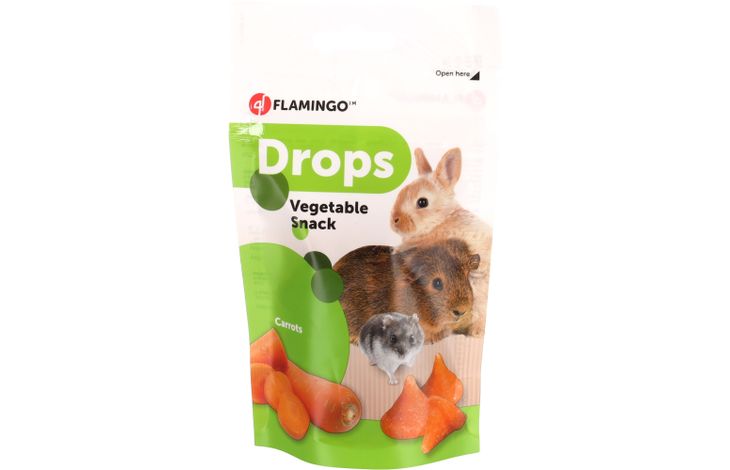 KNAAGDIERDROPS WORTEL 75GR