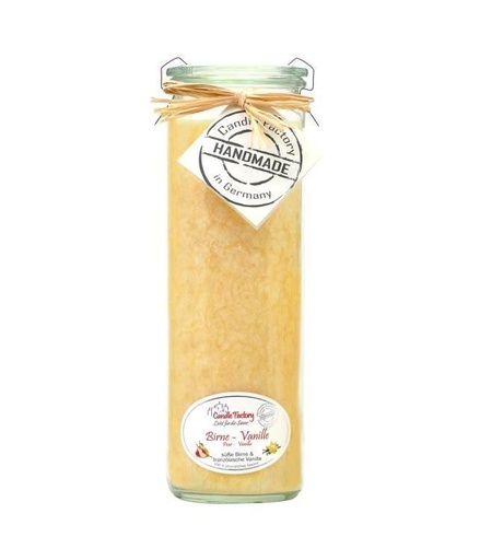 [12306108] Candle Factory Big Jumbo Kaars Pear/Vanilla