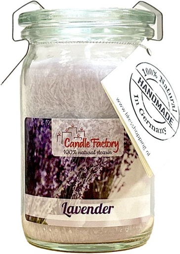 [12308042] Candle Factory Baby Jumbo Kaars Lavender