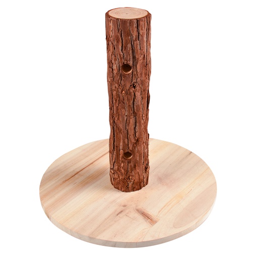 [BR_203507] Houten snack boomstam 30x30x30cm