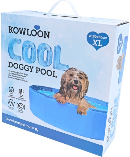 [020 2433] # COOL POOL ZWEMBAD BL. BUBBLE XL 160X30CM