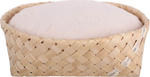 [BR_224790] # Bodhi mand 52x52x15cm wit